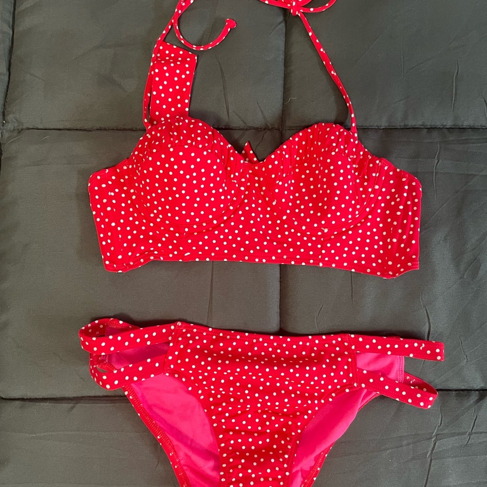A&F Polka Dot Bikini Set